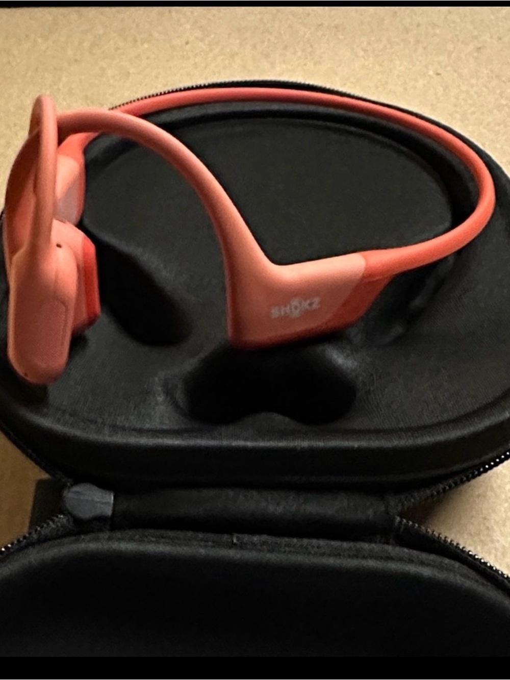 Aftershokz Coral Bone Conduction Headphones - Coral Pink